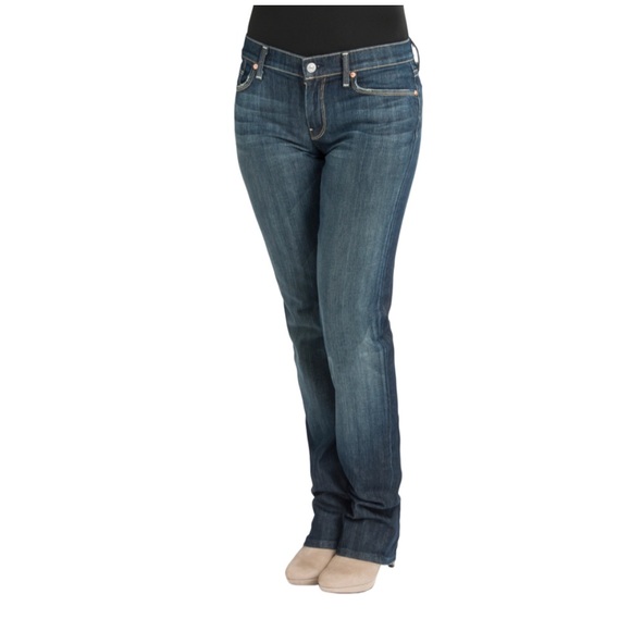 7 For All Mankind Jeans For Women Size 27 X 30 Inseam Straight Leg Jeans Nice!! - Picture 5 of 9